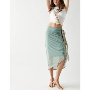 NWT Free People Summer Daze Midi Skirt / Mermaid's Tail